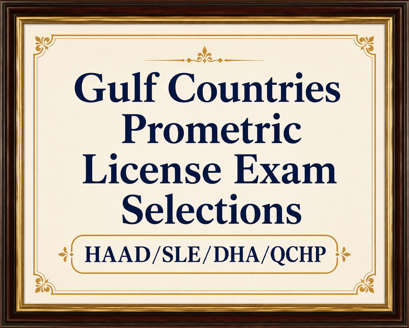 DHA/HAAD/QCHP- Gulf Prometric Licence Exams Selections Logo